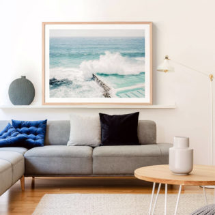 Bondi Beach Framed Print Lifestyle