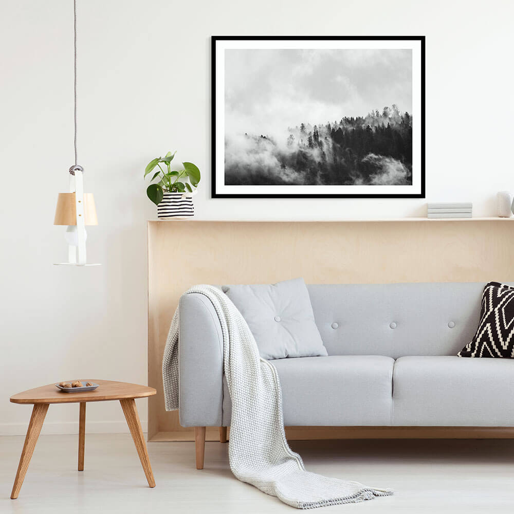 Misty Forest | Framed Print or Canvas Wall Art | 41 Orchard