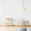 Abstract Shapes Wallpaper Grey