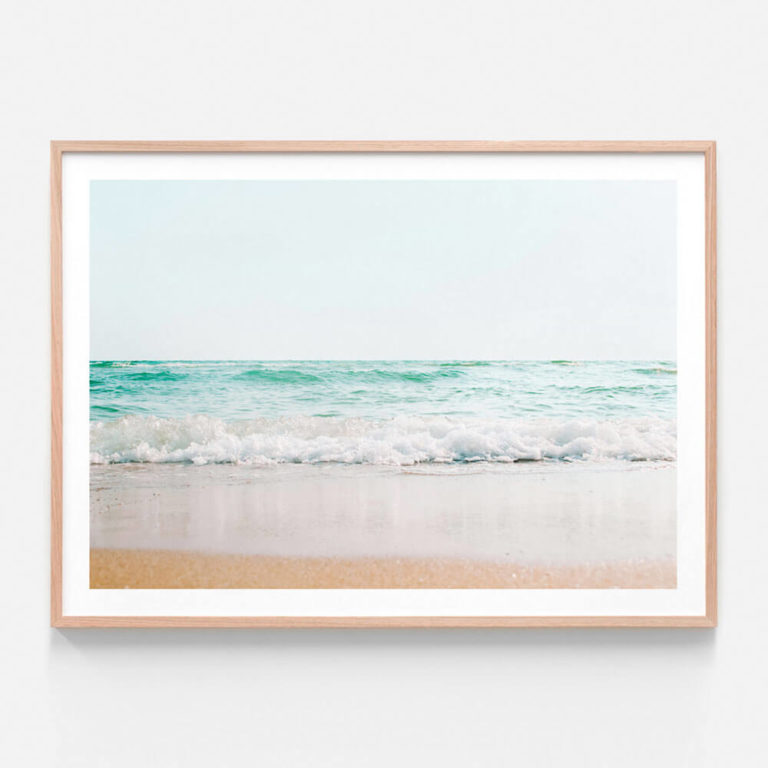 APP014-Ocean-View-Oak-Framed-Print
