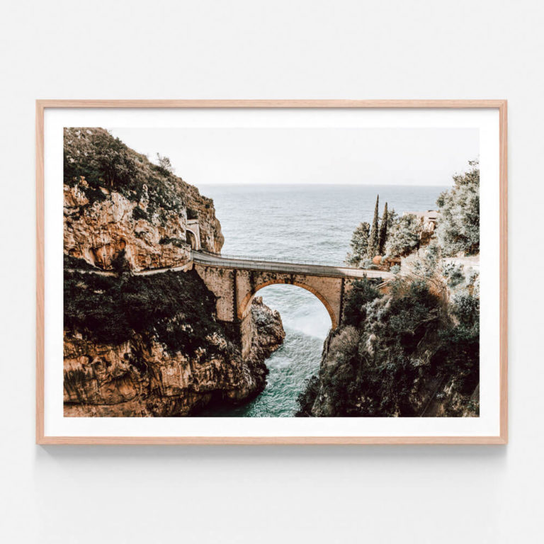 APP712-Positano-Bridge-Oak-Framed-Print