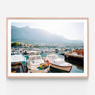 APP714-Makarska-Dock-Oak-Framed-Print