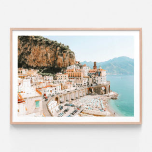 APP715-Amalfi-Coast-Oak-Framed-Print