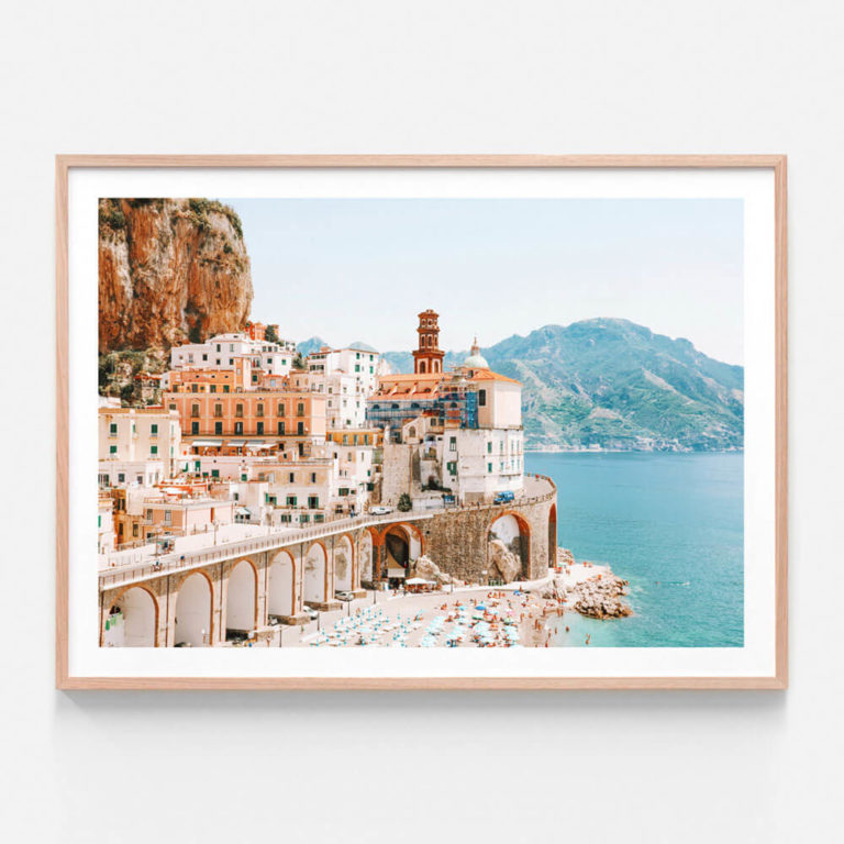 APP716-Atrani-Oak-Framed-Print