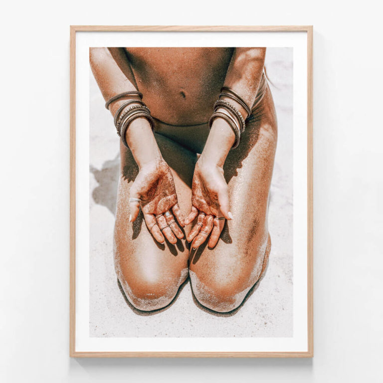 APP798-Sandy-Palms-Oak-Framed-Print