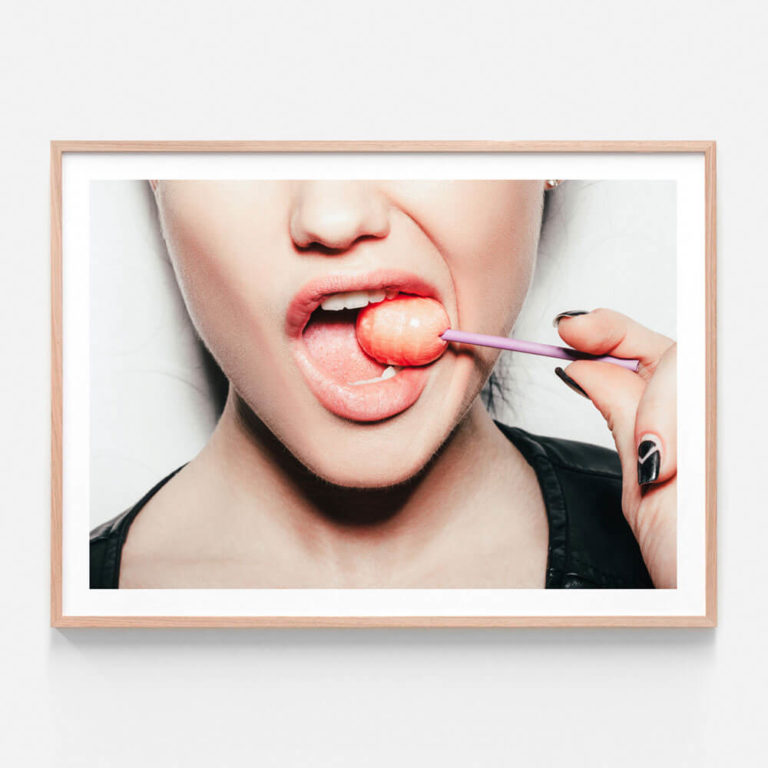 APP803-Lollipop-Crush-Oak-Framed-Print