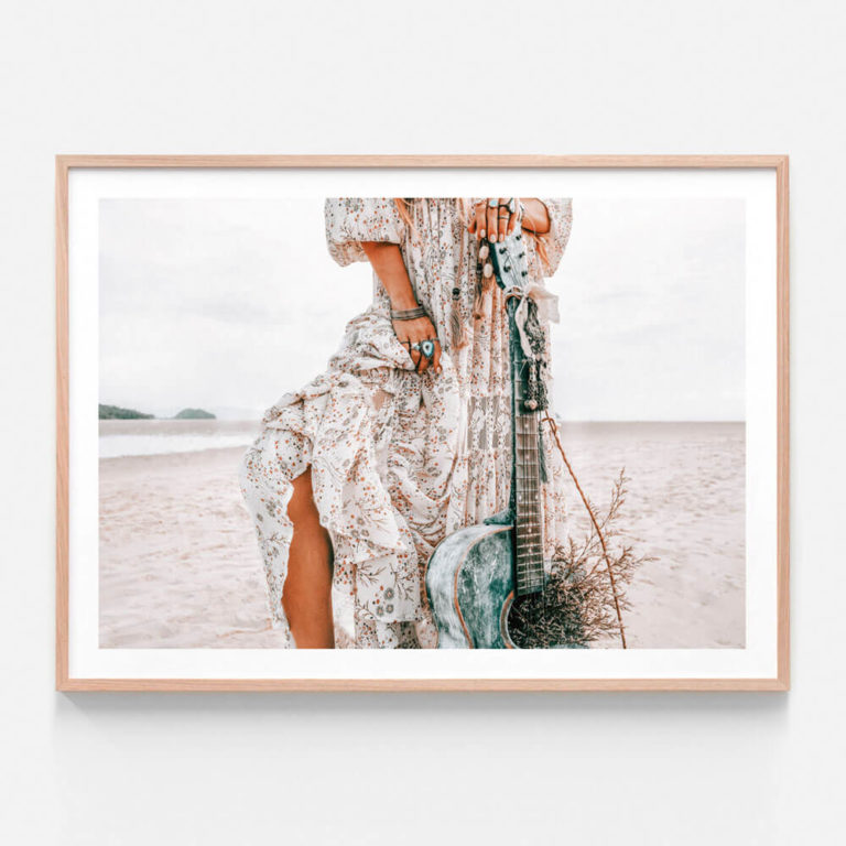 APP835-Boho-Child-Oak-Framed-Print