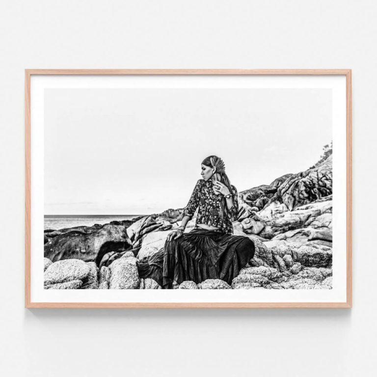 APP839-Rock-Dweller-Oak-Framed-Print