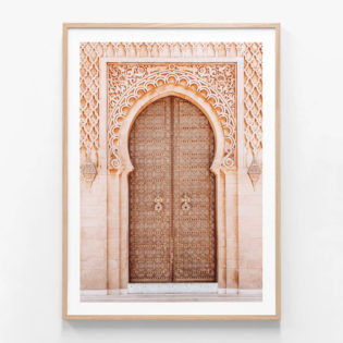 APP858-Golden-Door-Oak-Framed-Print