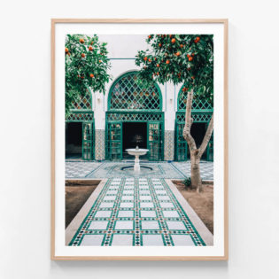 APP865-Palace-Garden-Oak-Framed-Print