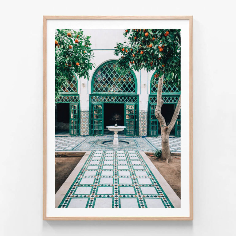 APP865-Palace-Garden-Oak-Framed-Print