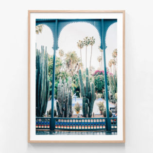 APP867-Vue-du-Jardin-Oak-Framed-Print