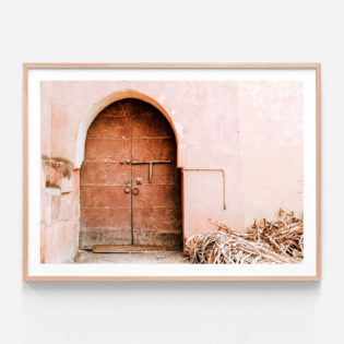 APP871-Marrakesh-Gates-Oak-Framed-Print