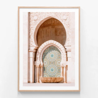 APP884-Terracotta-Fountain-Oak-Framed-Print
