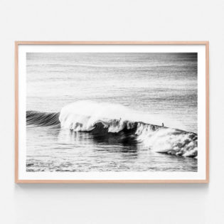 APP959-Bells-Crash-BW-Oak-Framed-Print