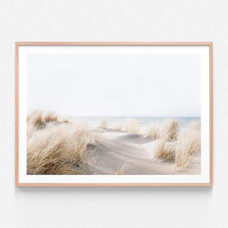 FP441-Beach-Dunes-Oak-Framed-Print