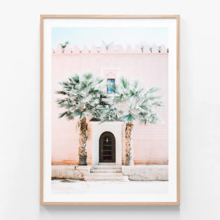 FP495-Marrakech-Entrance-Oak-Framed-Print