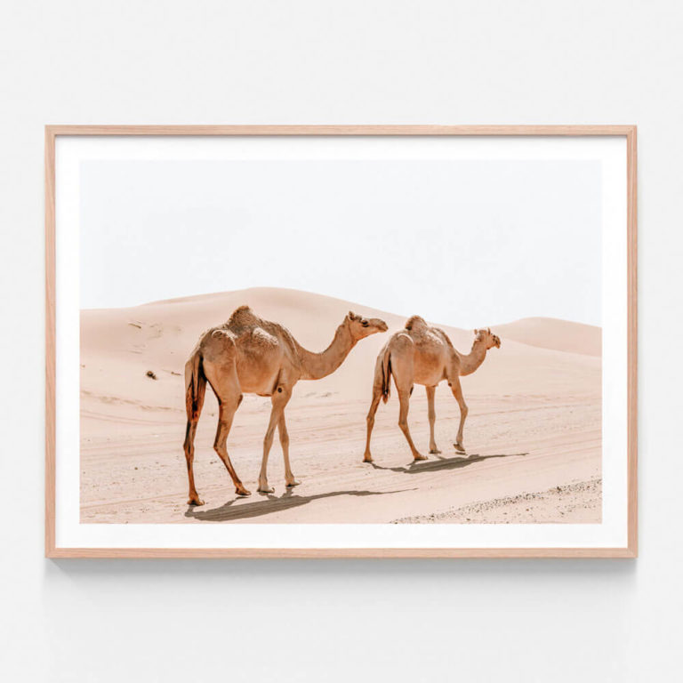 FP502-Twin-Humps-Oak-Framed-Print