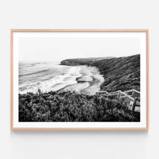 FP740-Bells-Beach-Oak-Framed-Print