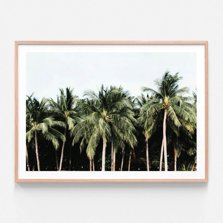 FP920-Island-Vibes-Oak-Framed-Print