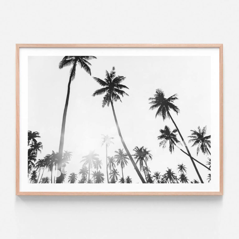 FP923-Sunset-Bokeh-Oak-Framed-Print