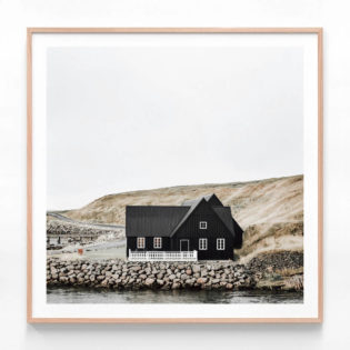 FP942-Wooden-House-Oak-Framed-Print