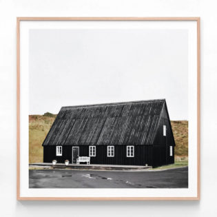 FP943-Black-House-Oak-Framed-Print