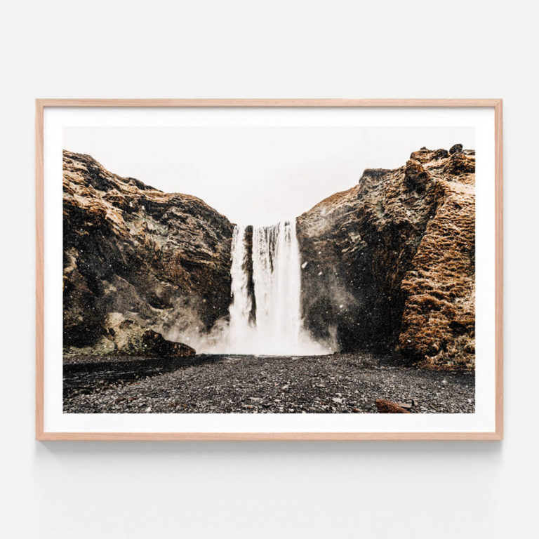 FP949-Icelandic-Falls-Oak-Framed-Print