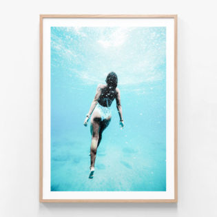 Into the Blue Framed Print