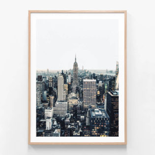 New York View Framed Print