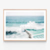 Bondi Crash Framed Print