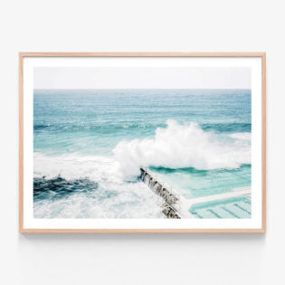 Bondi Crash Framed Print