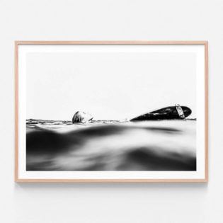 APP965-Above-Water-Oak-Framed-Print