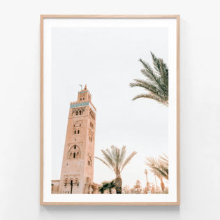 FP512-Koutoubia-Marrakech-Oak-Framed-Print