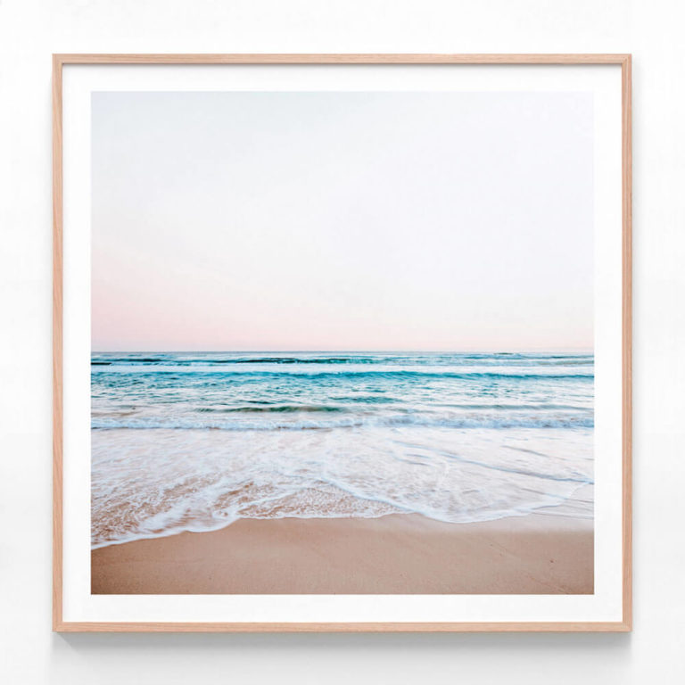 FP901-Ocean-Sunrise-Oak-Framed-Print
