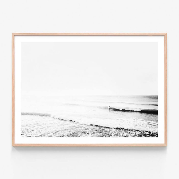 Sunrise Break Oak Framed Print