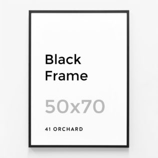 Black Picture Frame 50x70cm