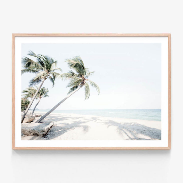 Island Oasis Oak Framed Print