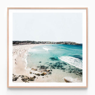 Bondi-Days Oak-Framed-Print