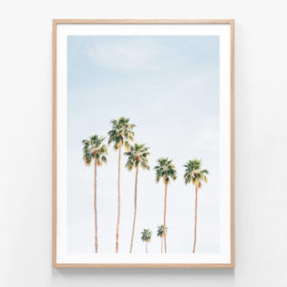 Seven-Palms-Oak-Framed-Print