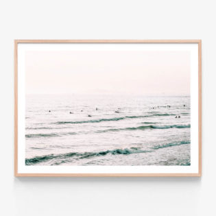 Choppy-Waters-Oak-Framed-Print