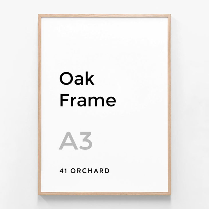 Oak Picture Frame A3