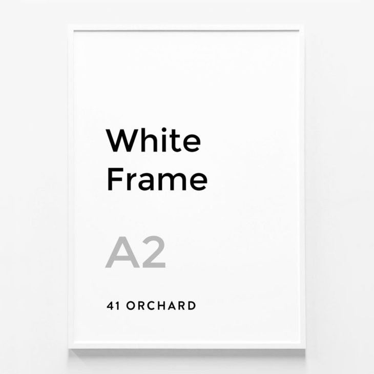 White Picture Frame A2