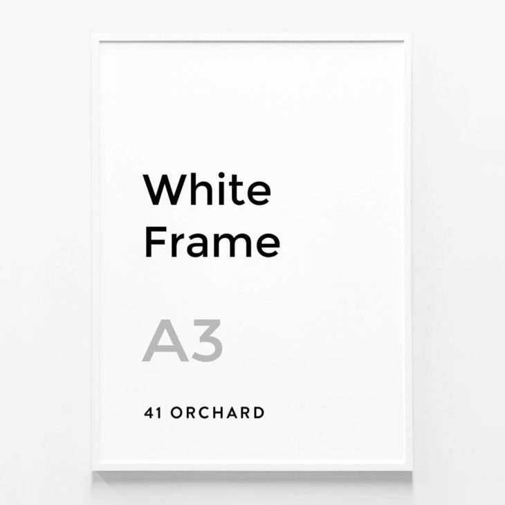 White Picture Frame A3