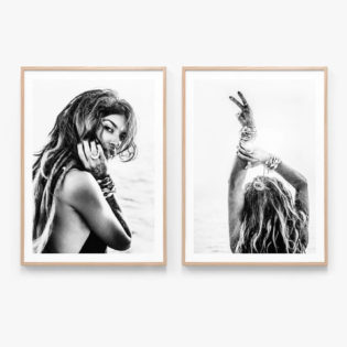 Print-Set-13 Oak Framed Prints