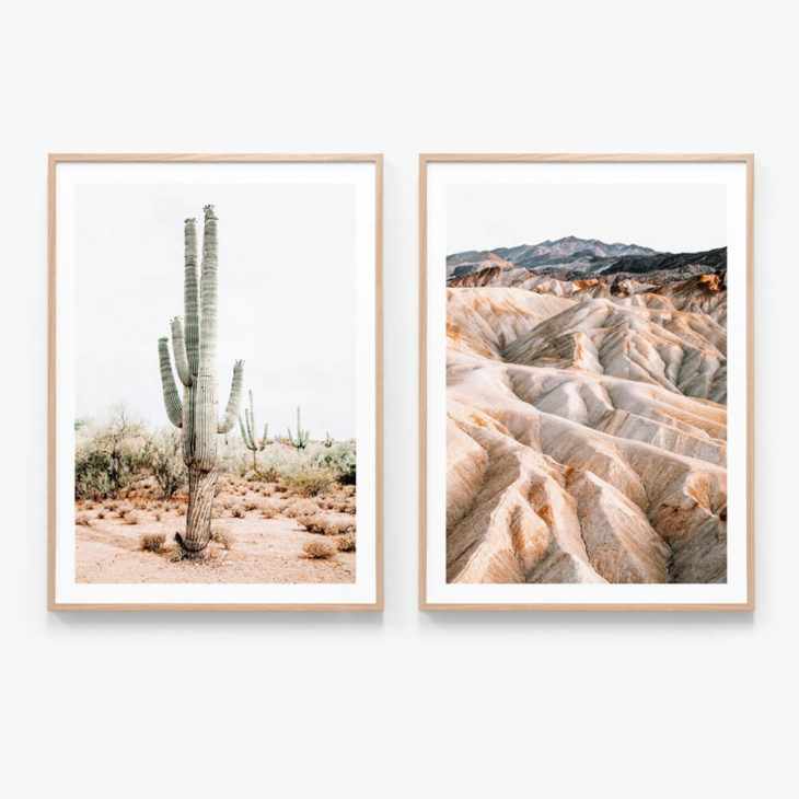 Print-Set-20 Oak Framed Prints