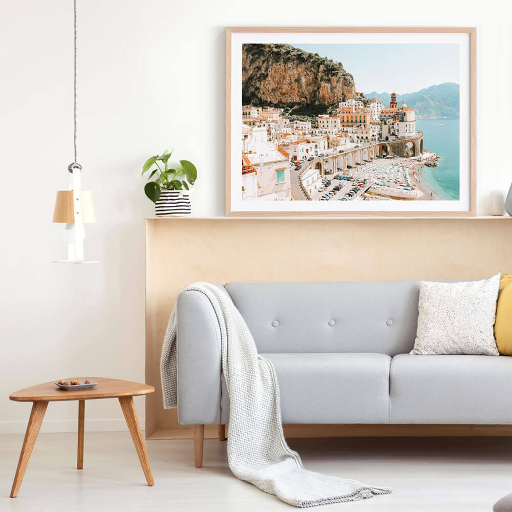 Amalfi Coast | Framed Print or Poster Wall Art | 41 Orchard