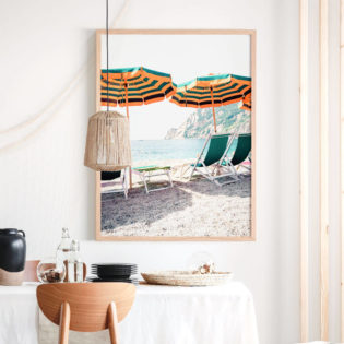 BEACH-CHAIRS-Lifestyle-Framed-Print