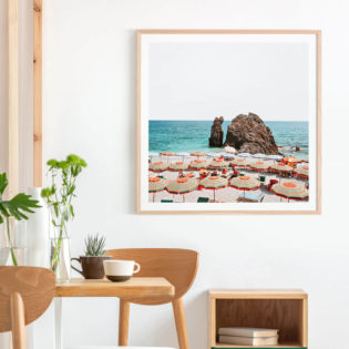 Monterosso Rocks Lifestyle Framed Print