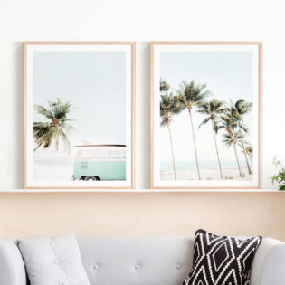 Surf-Vibes-Swaying-Palms-Lifestyle-Framed-Prints